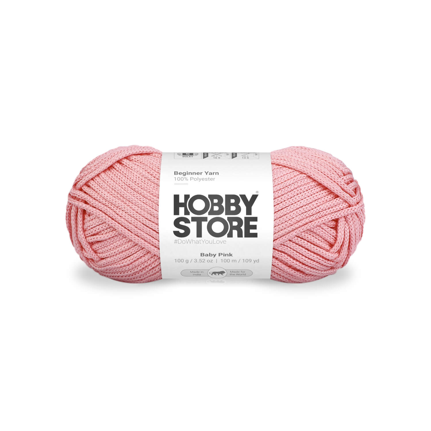 Beginner Yarn by Hobby Store - Baby Pink 007