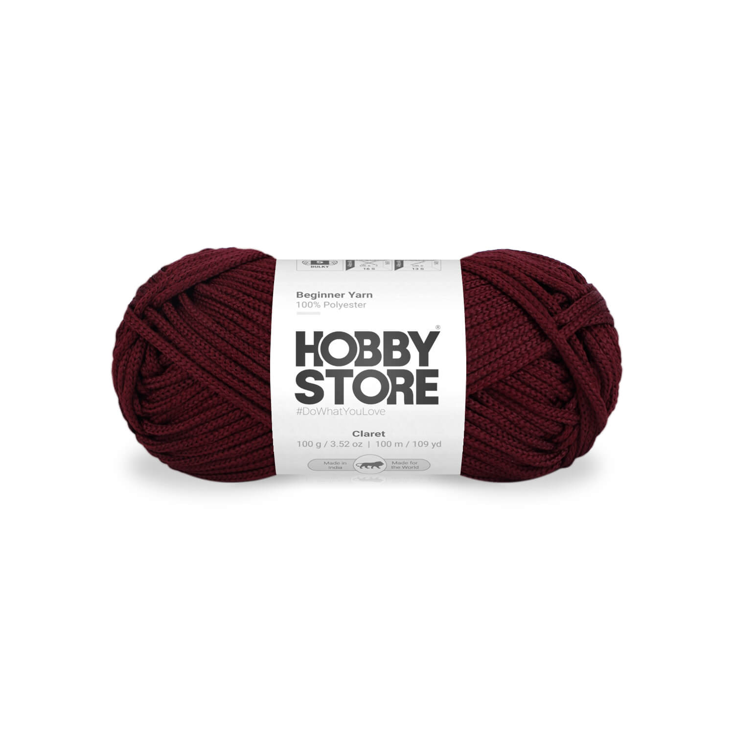 Beginner Yarn by Hobby Store - Claret 008