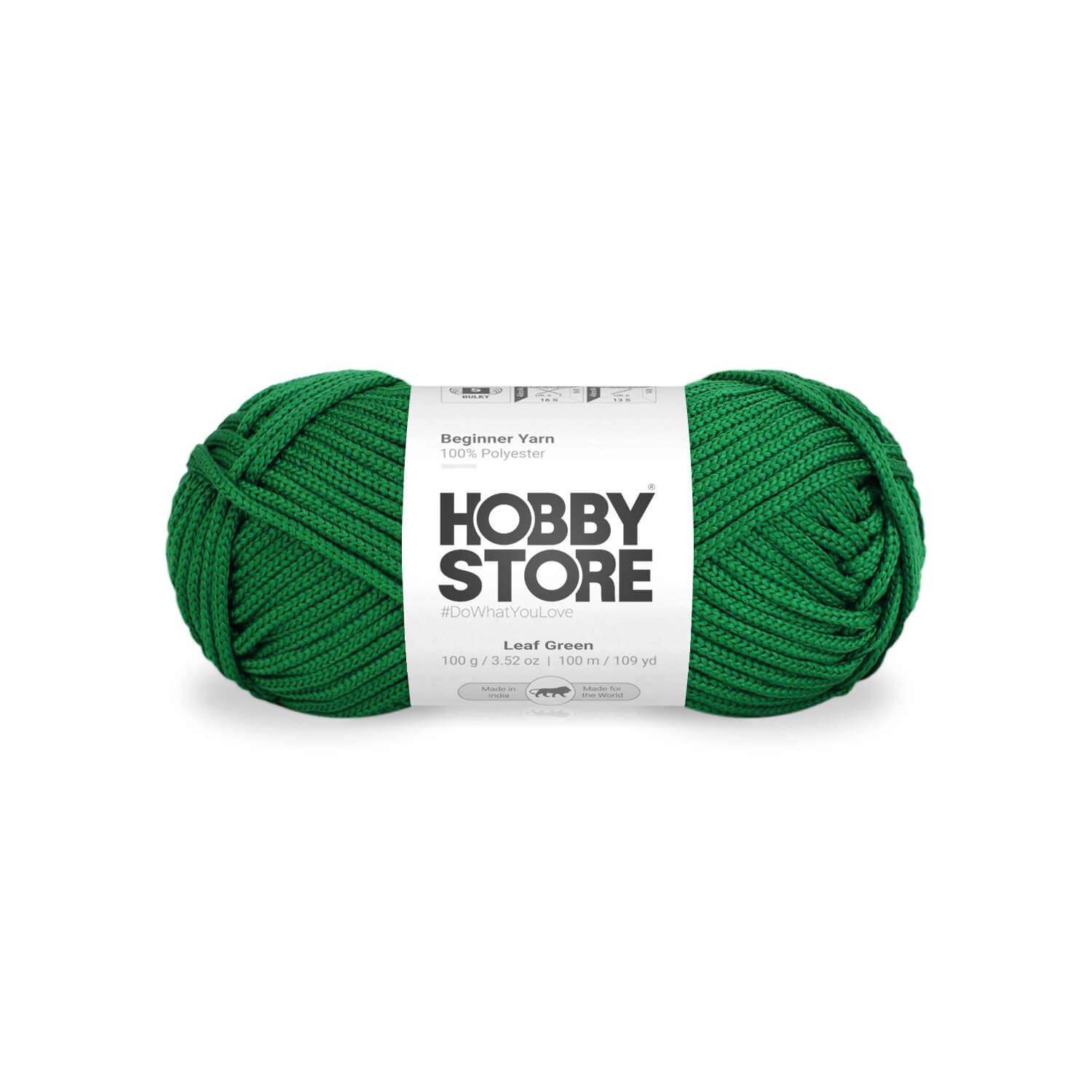 Beginner Yarn by Hobby Store - Leaf Green 012