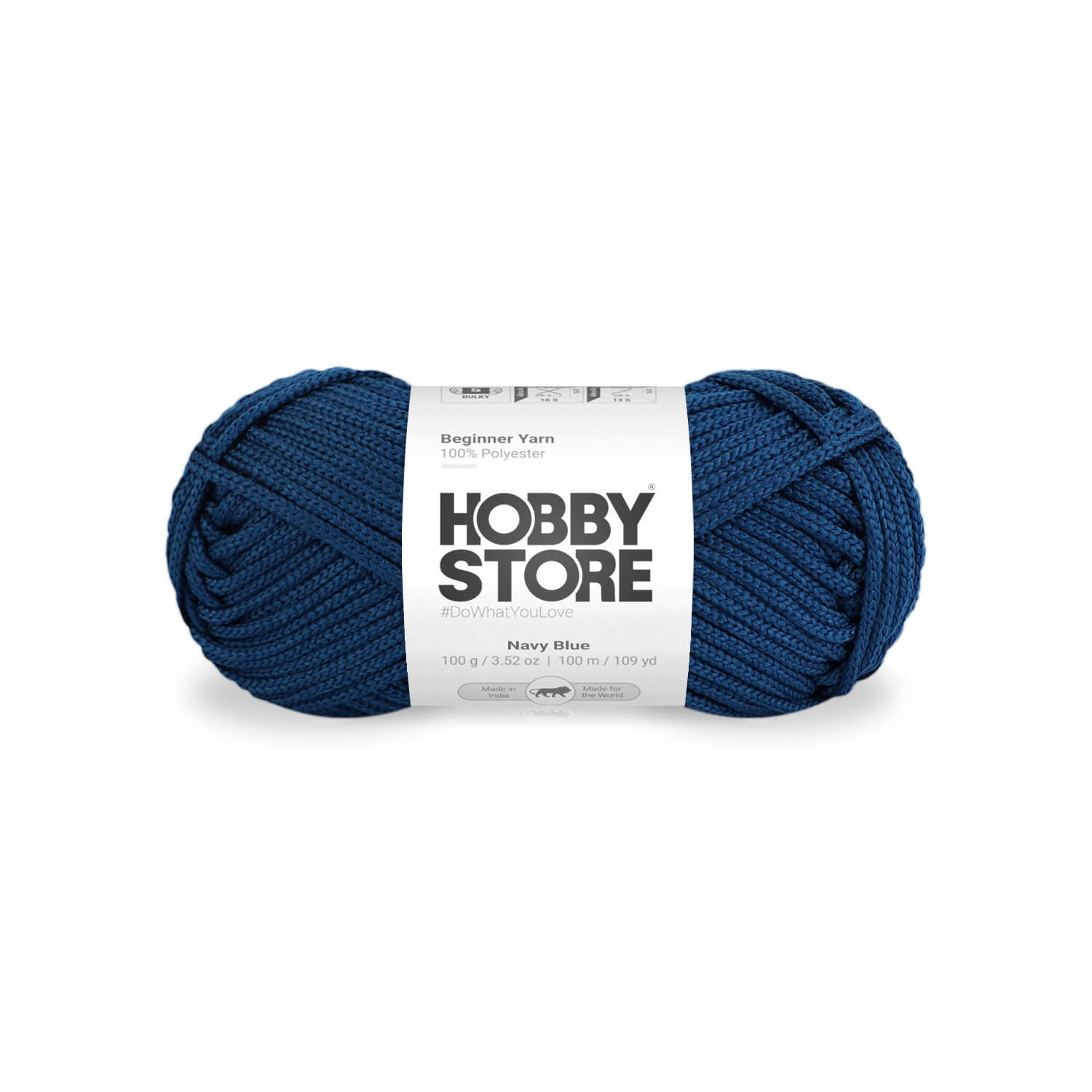 Beginner Yarn by Hobby Store - Navy Blue 019