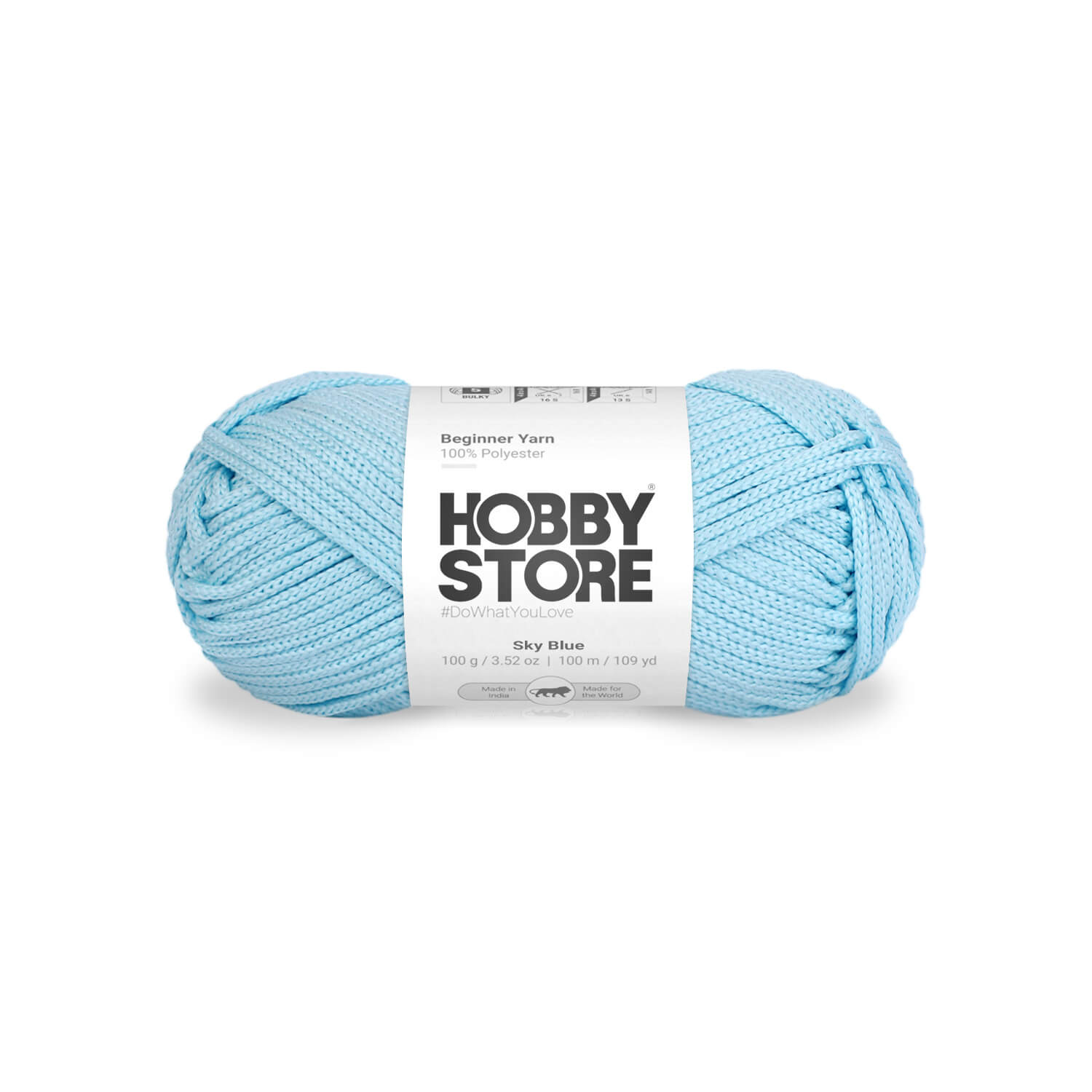 Beginner Yarn by Hobby Store - Sky Blue 025