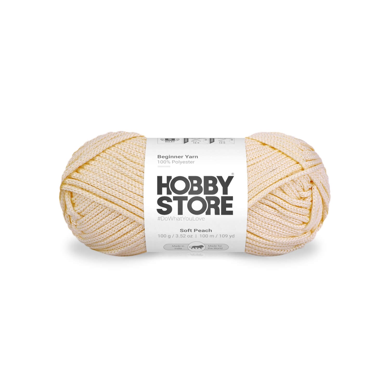 Beginner Yarn by Hobby Store - Soft Peach 023