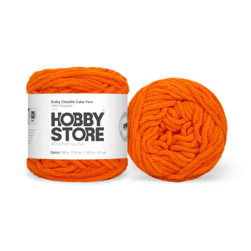 Bulky Chenille Cake Yarn by Hobby Store - Spice 59131