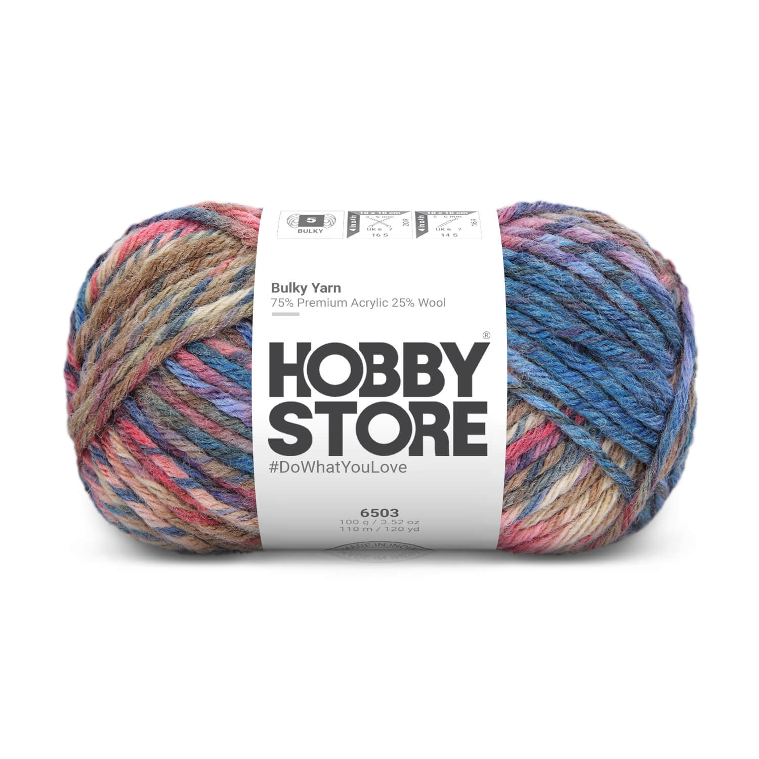 Bulky Yarn by Hobby Store - Multi-Color 6503