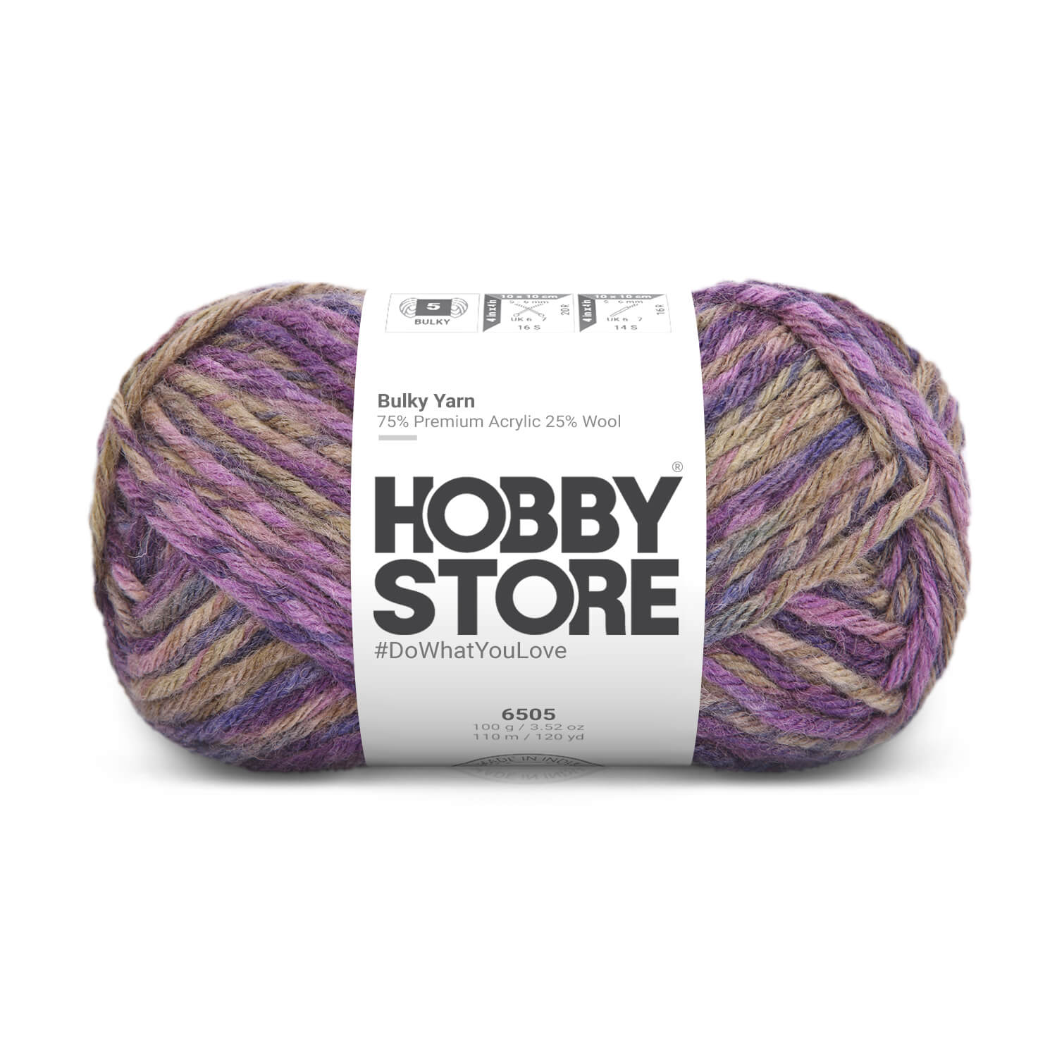 Bulky Yarn by Hobby Store - Multi-Color 6505