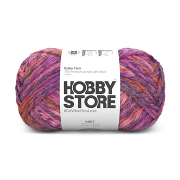 Bulky Yarn by Hobby Store - Multi-Color 6507