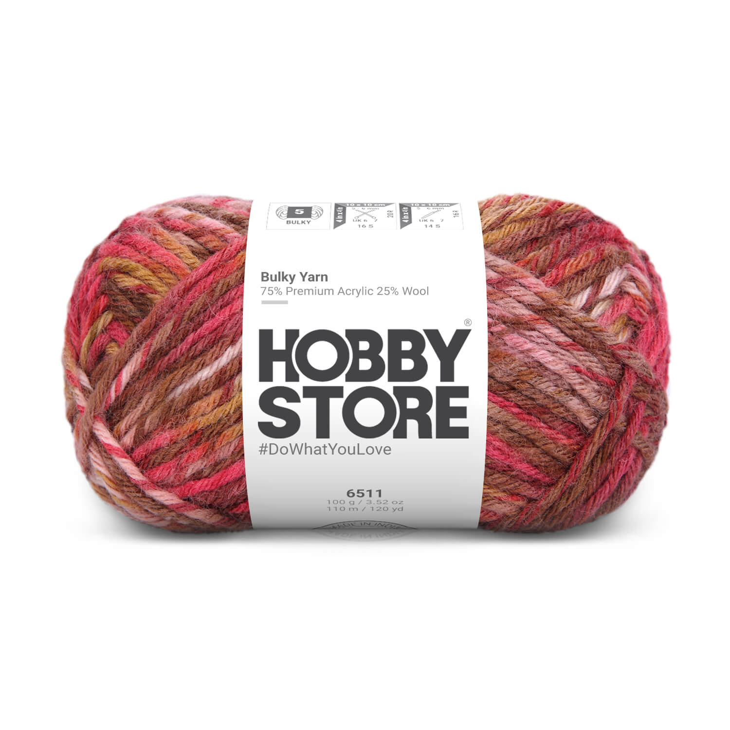 Bulky Yarn by Hobby Store - Multi-Color 6511