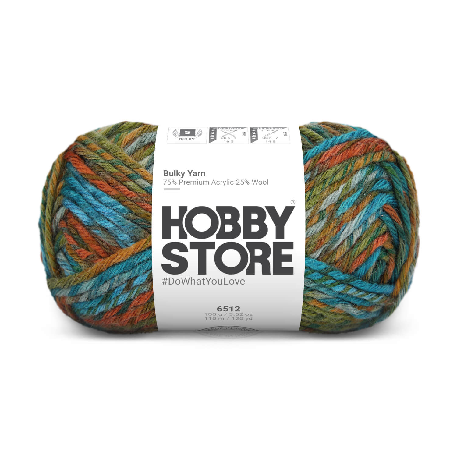 Bulky Yarn by Hobby Store - Multi-Color 6512