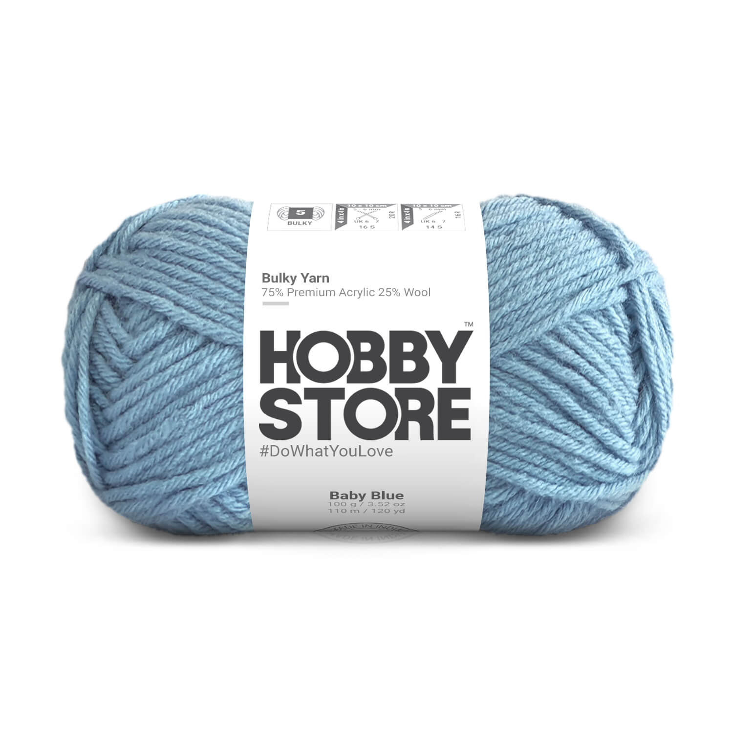 Bulky Yarn by Hobby Store - Baby Blue 6032