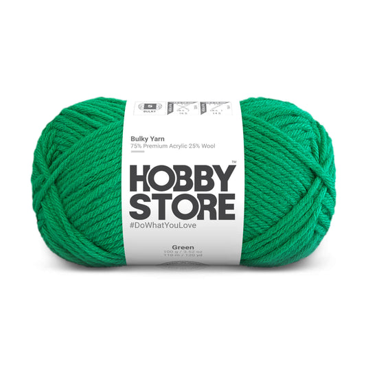 Bulky Yarn by Hobby Store - Green 6033