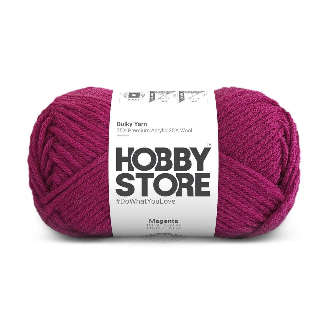 Bulky Yarn by Hobby Store - Magenta 6001