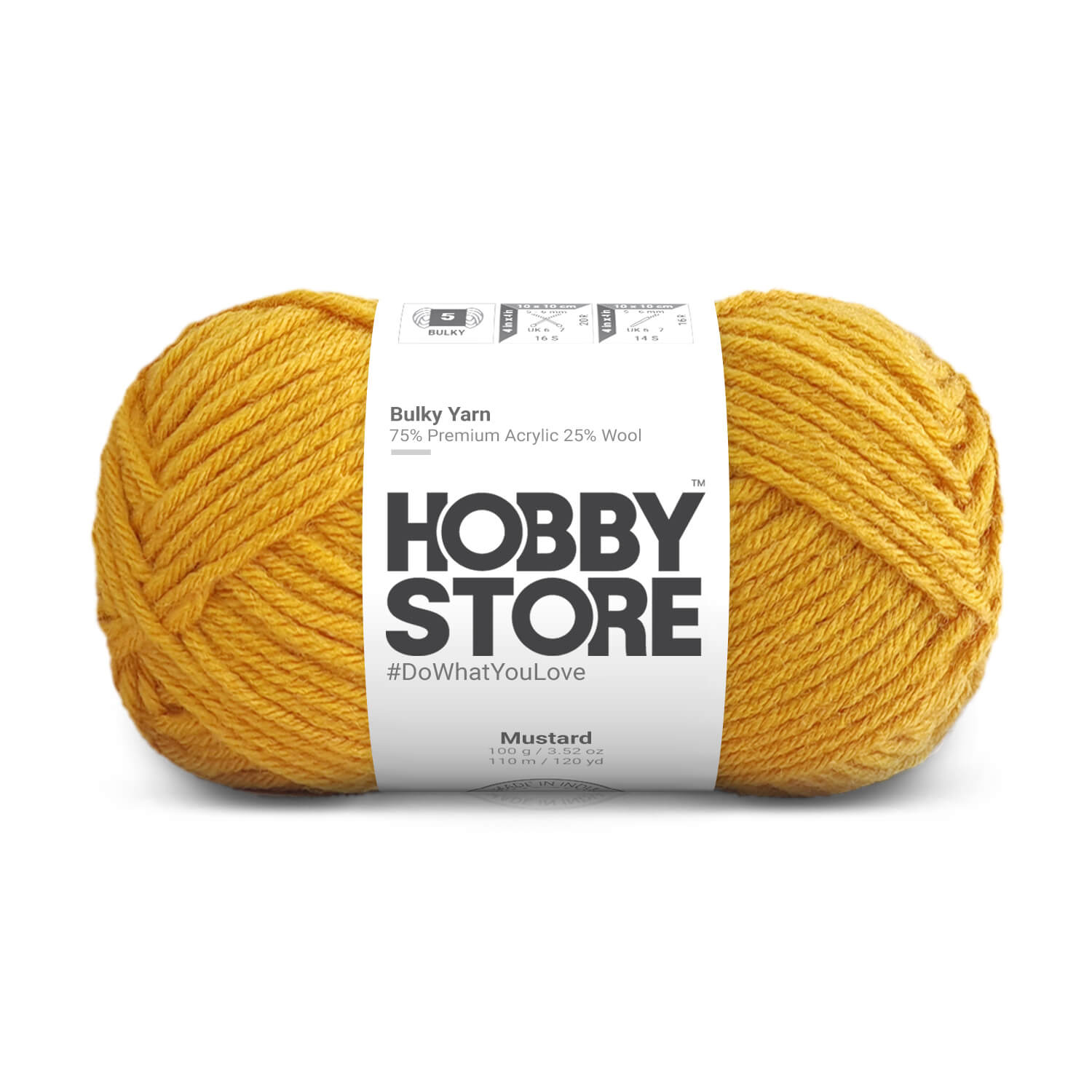 Bulky Yarn by Hobby Store - Mustard 6025