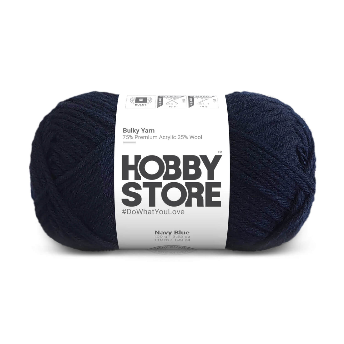 Bulky Yarn by Hobby Store - Navy Blue 6012