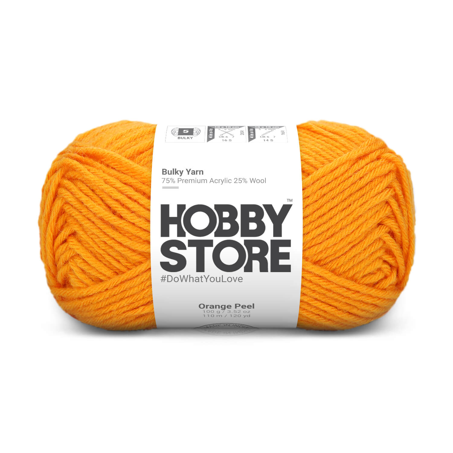 Bulky Yarn by Hobby Store - Orange Peel 6037