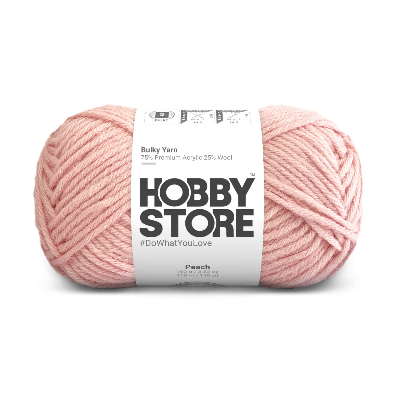 Bulky Yarn by Hobby Store - Peach 6022