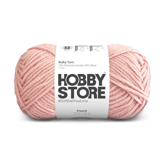 Bulky Yarn by Hobby Store - Peach 6022
