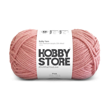 Bulky Yarn by Hobby Store - Pink 6031