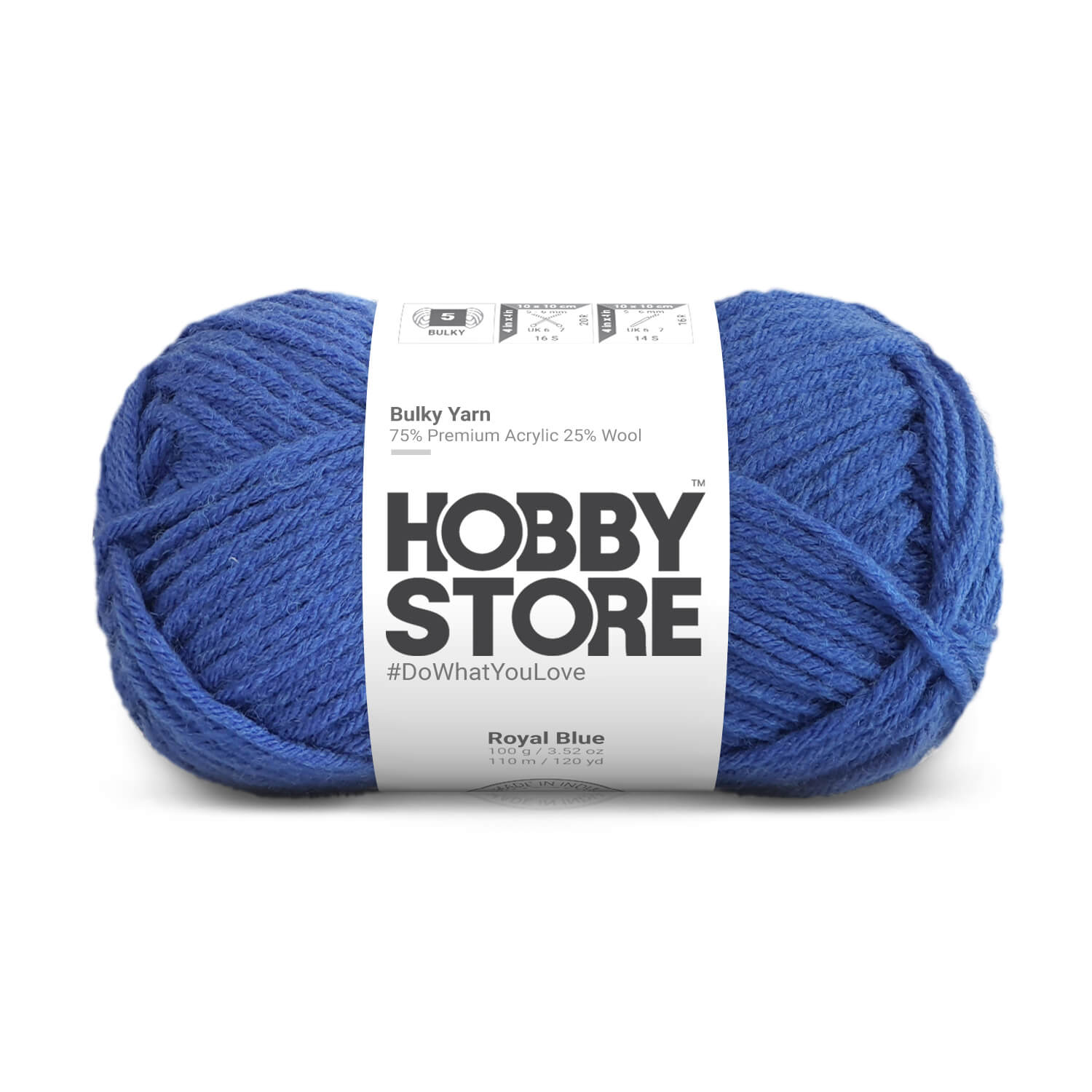 Bulky Yarn by Hobby Store - Royal Blue 6015