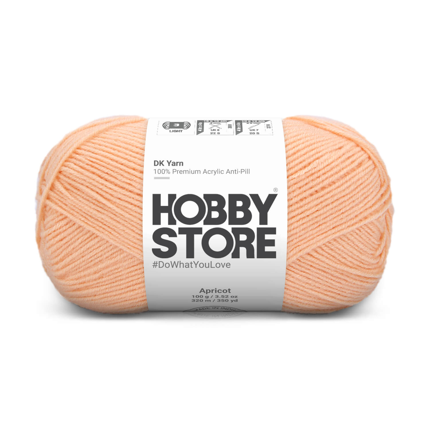 DK Anti-Pill Yarn by Hobby Store - Apricot 1026
