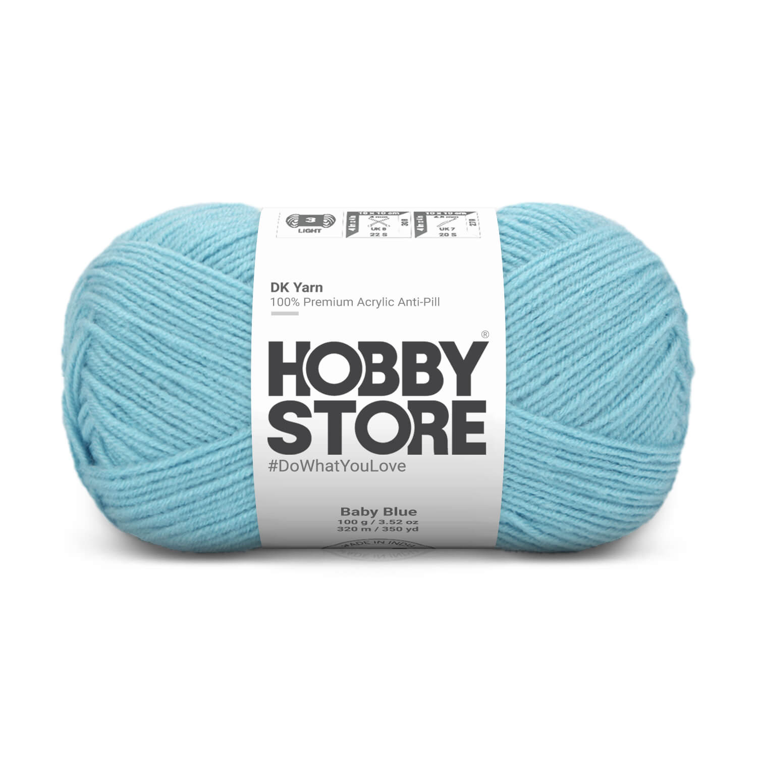 DK Anti-Pill Yarn by Hobby Store - Baby Blue 5028