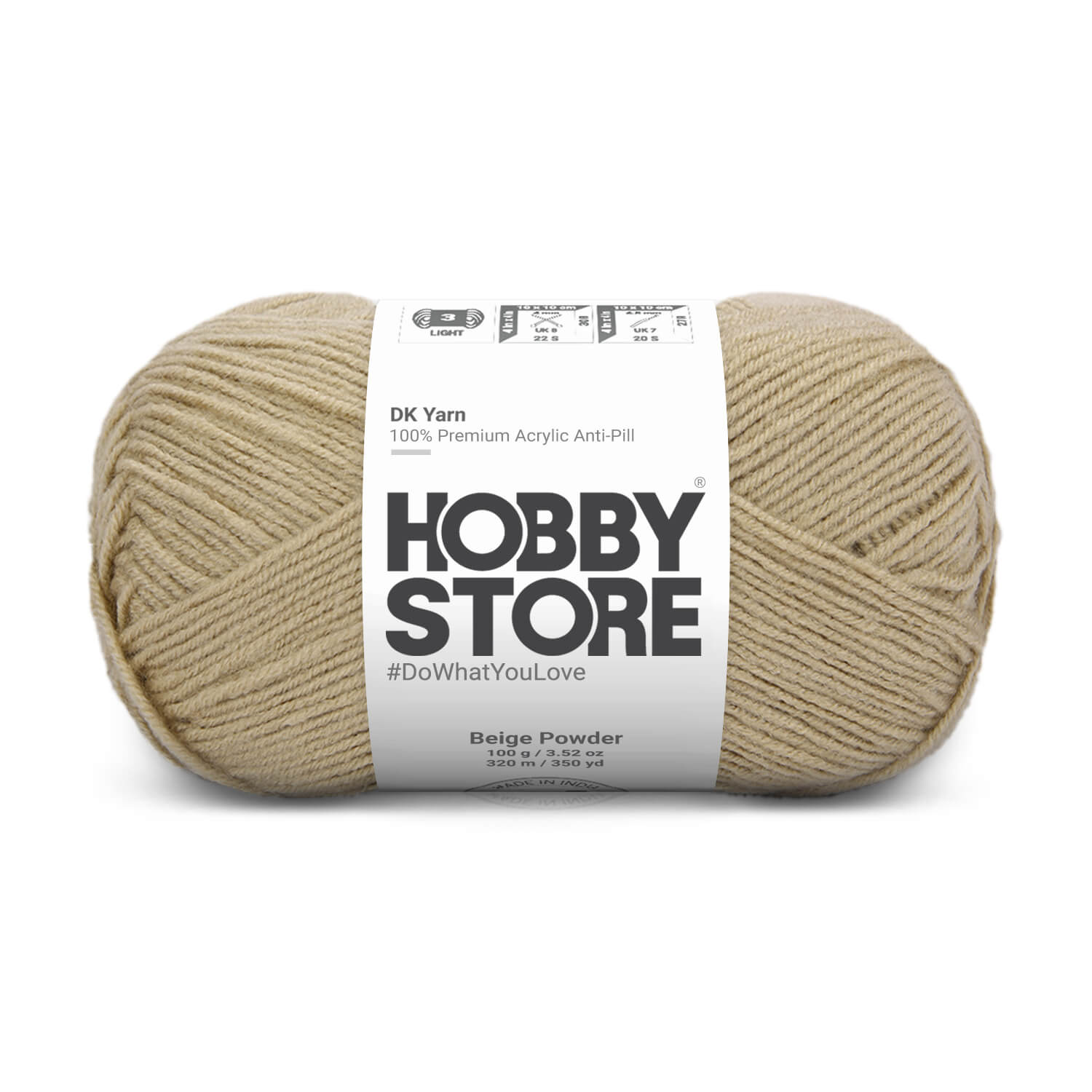 DK Anti-Pill Yarn by Hobby Store - Beige Powder 5002