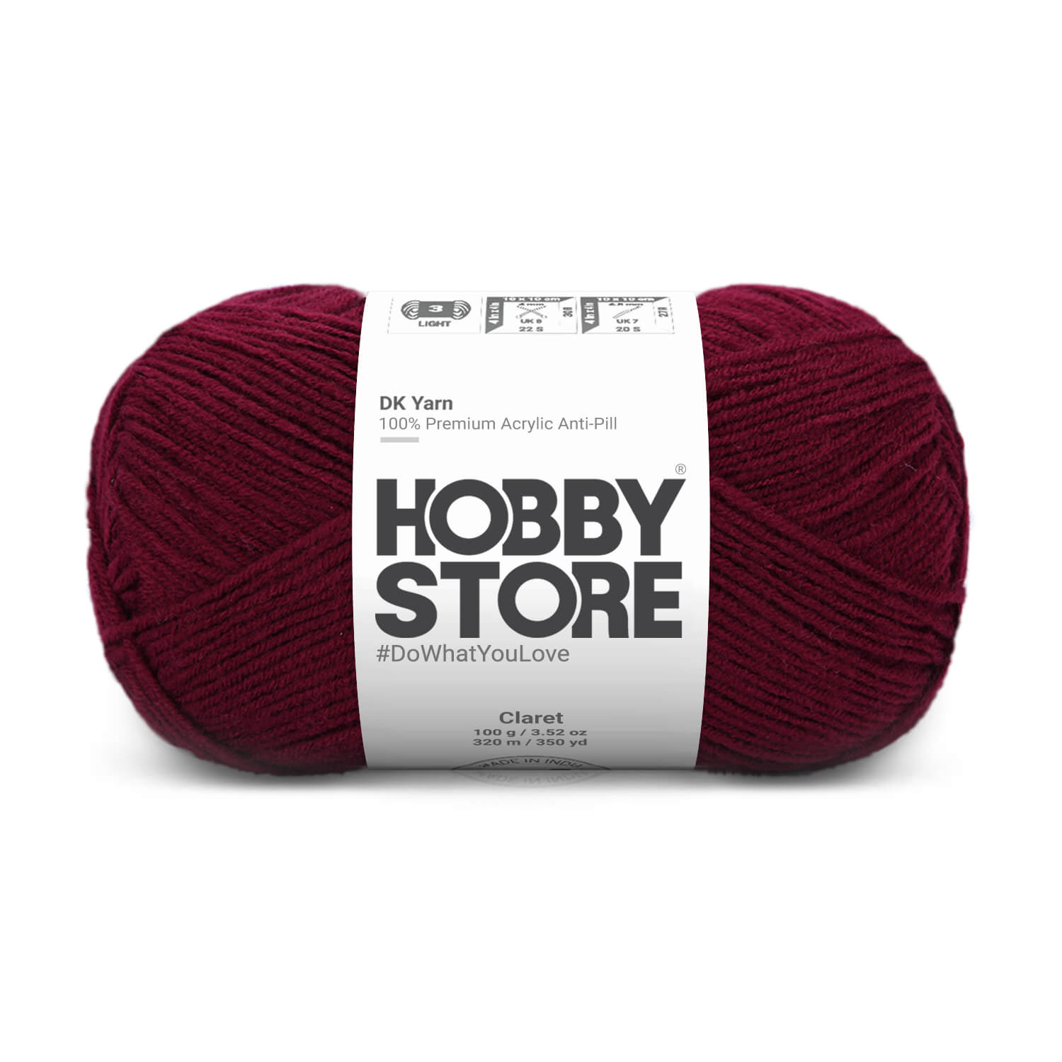 DK Anti-Pill Yarn by Hobby Store - Claret 1123