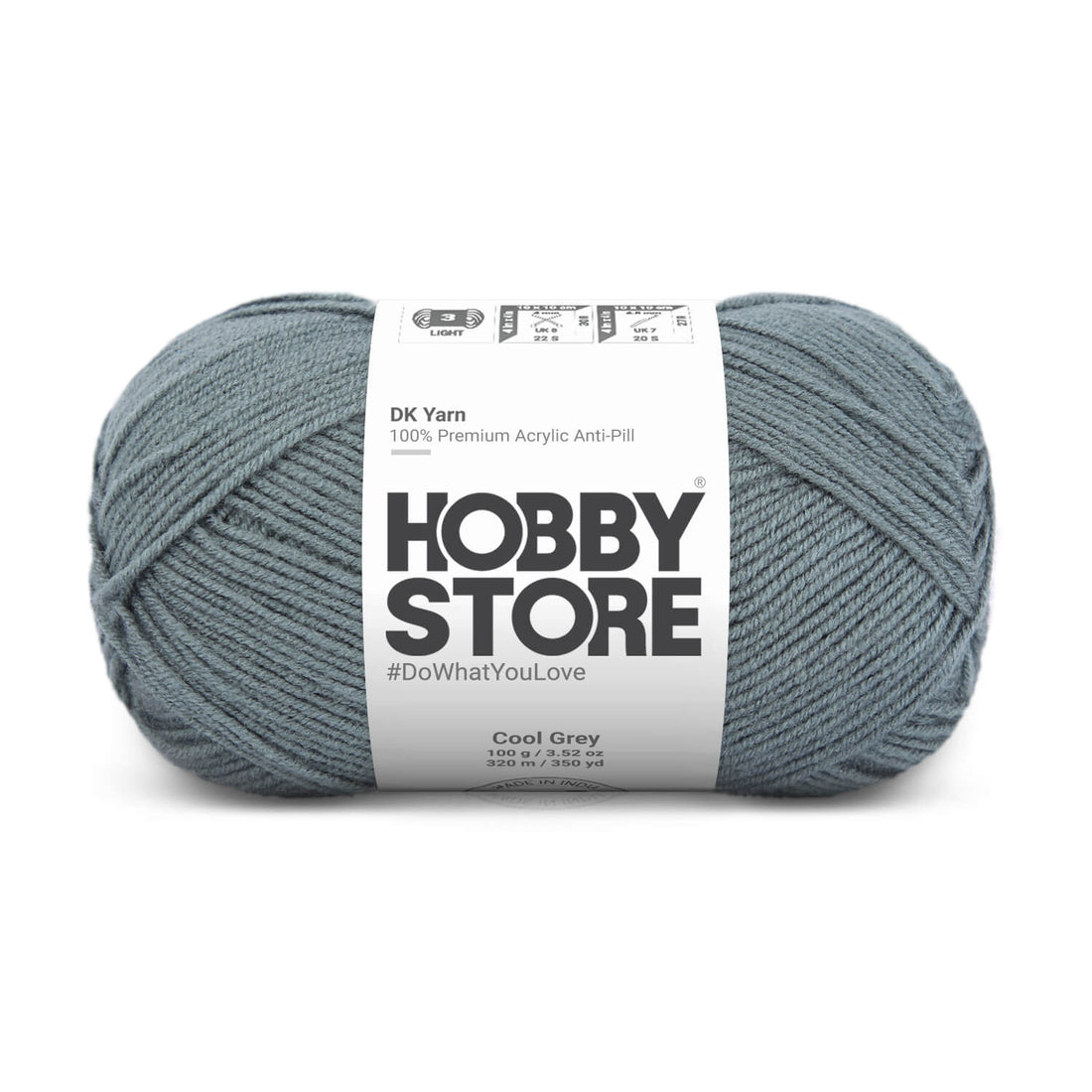 DK Anti-Pill Yarn by Hobby Store - Cool Grey 5005