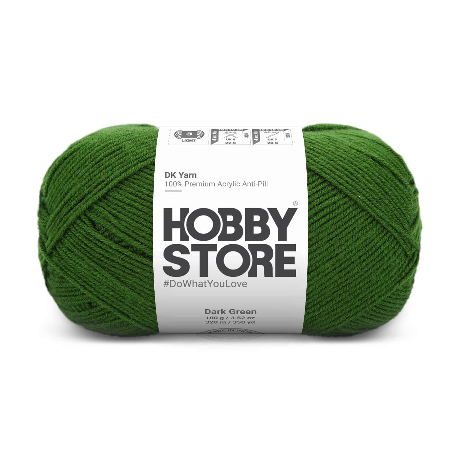 DK Anti-Pill Yarn by Hobby Store - Dark Green 5032