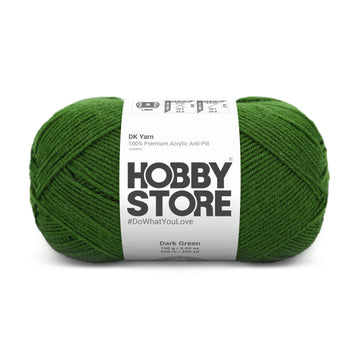 DK Anti-Pill Yarn by Hobby Store - Dark Green 5032