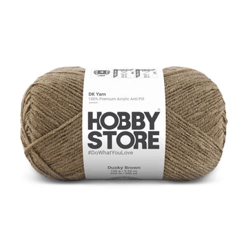 DK Anti-Pill Yarn by Hobby Store - Dusky Brown 5042