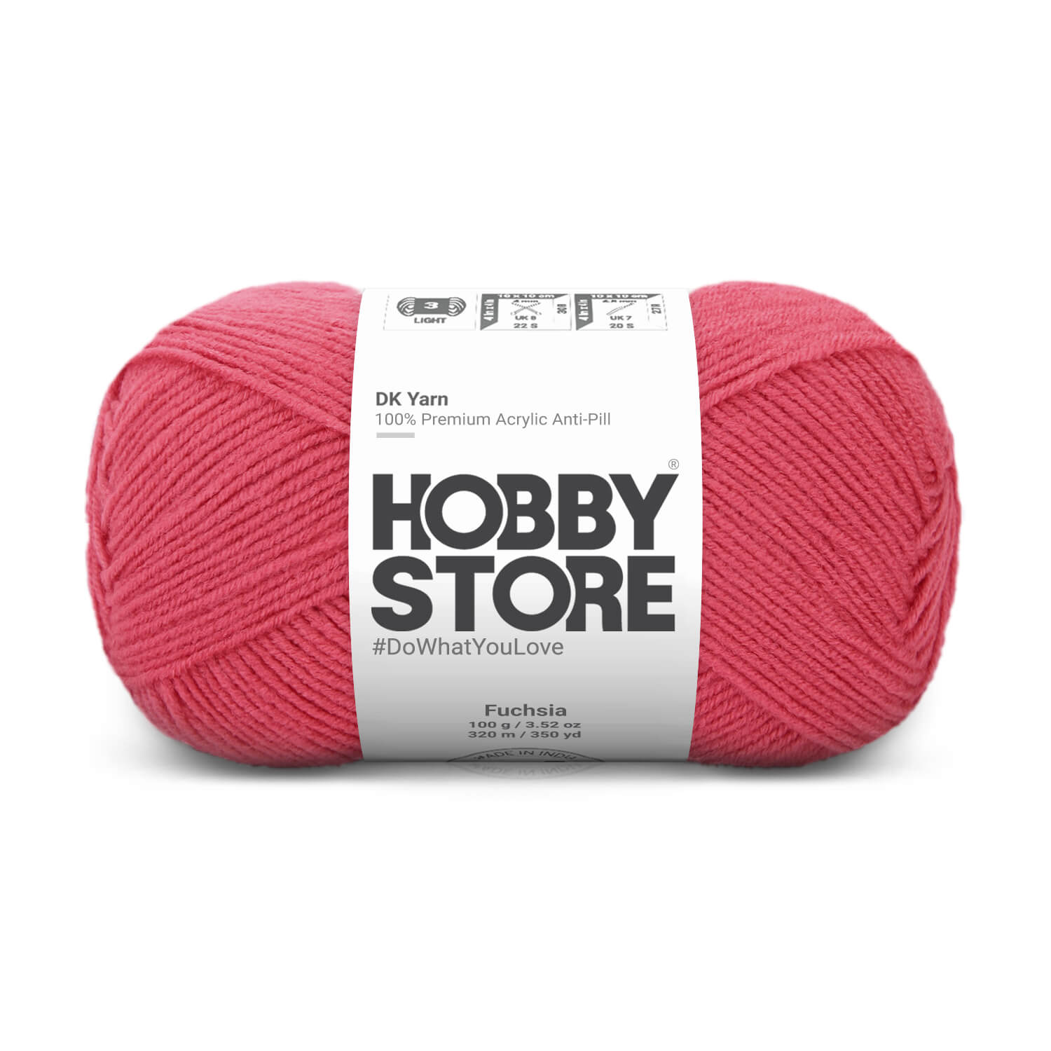 DK Anti-Pill Yarn by Hobby Store - Fuchsia 1827