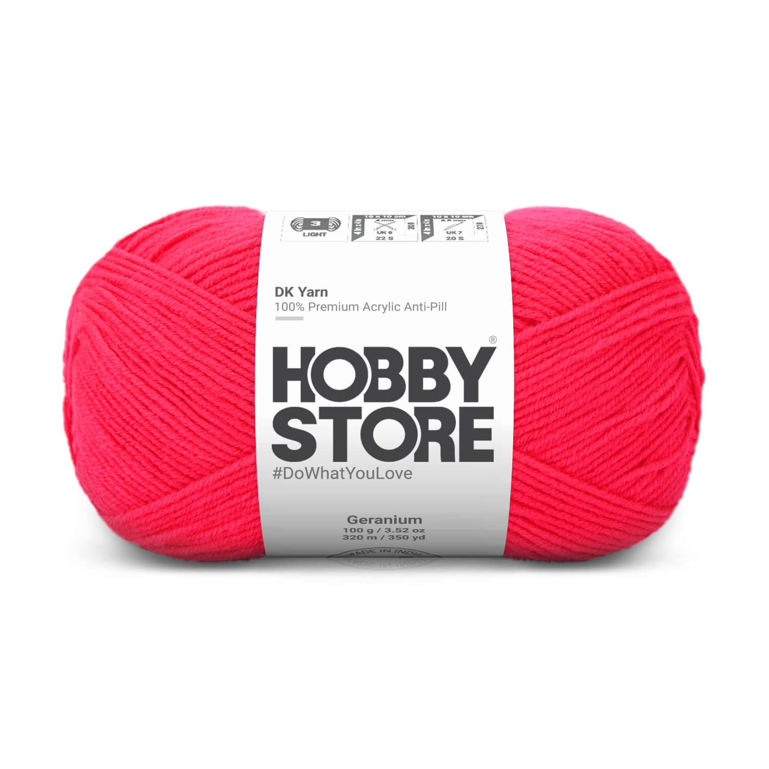 DK Anti-Pill Yarn by Hobby Store - Geranium 5007