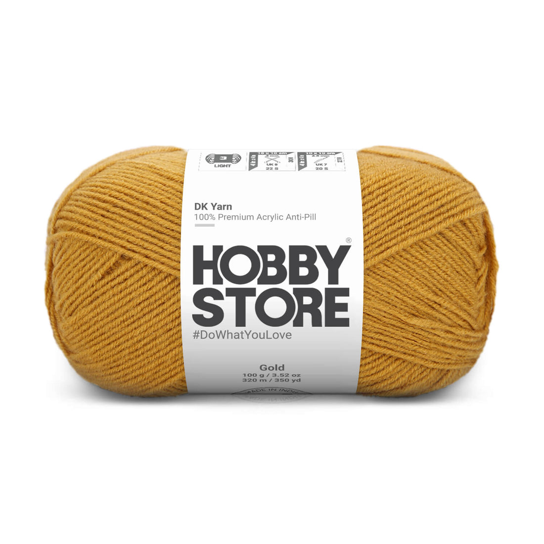 DK Anti-Pill Yarn by Hobby Store - Gold 1709