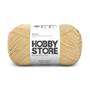 DK Anti-Pill Yarn by Hobby Store - Golden Brown 1835