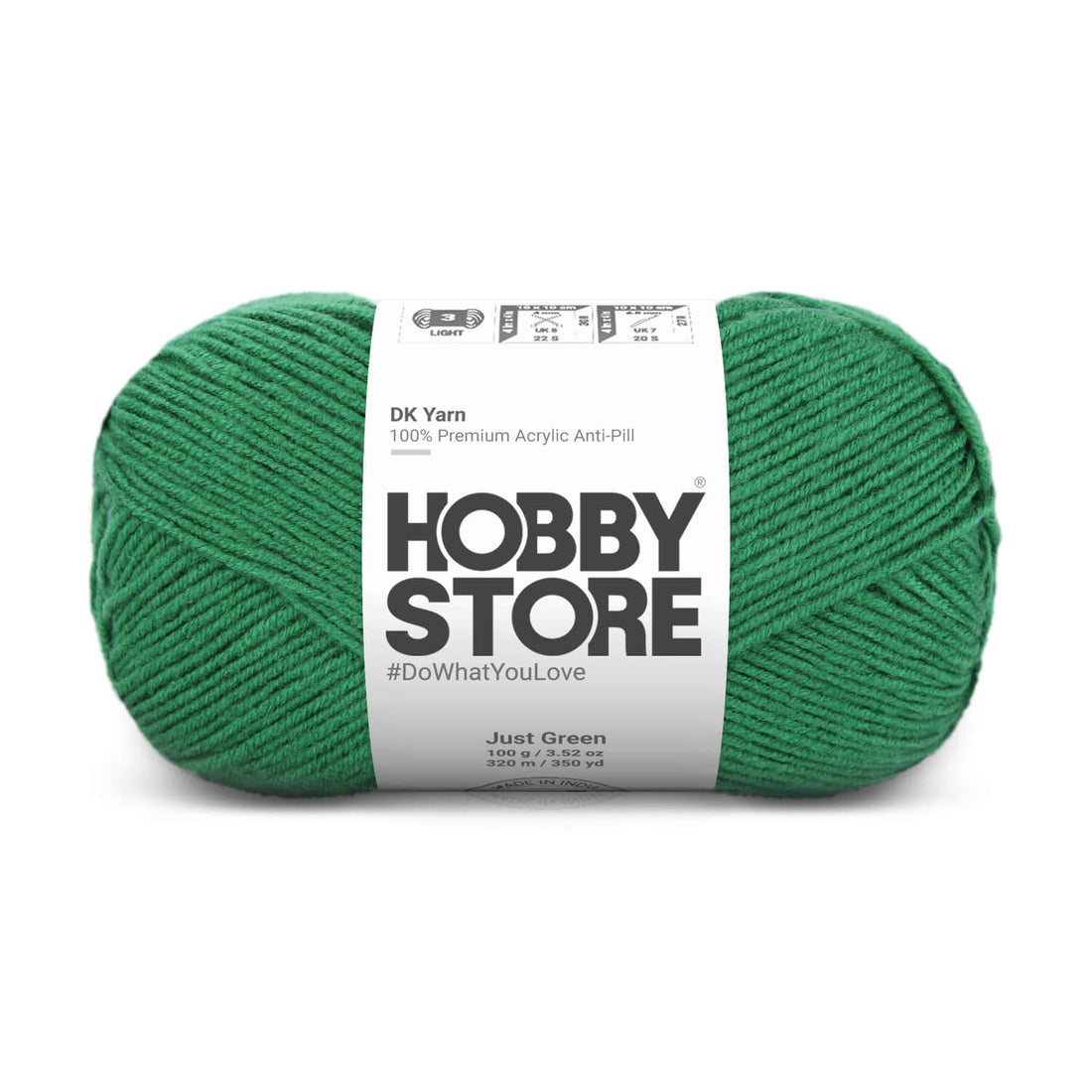 DK Anti-Pill Yarn by Hobby Store - Just Green 5030