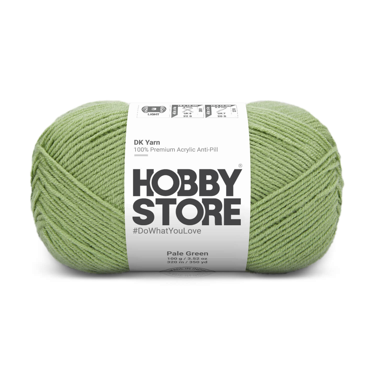 DK Anti-Pill Yarn by Hobby Store - Pale Green 5012