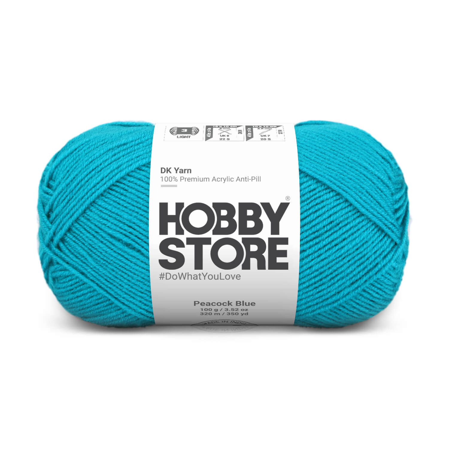 DK Anti-Pill Yarn by Hobby Store - Peacock Blue 5013