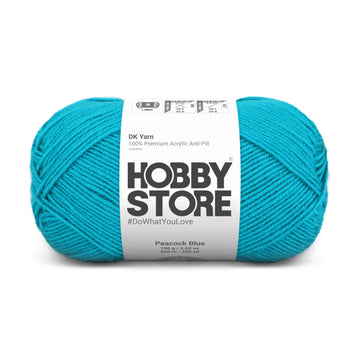 DK Anti-Pill Yarn by Hobby Store - Peacock Blue 5013