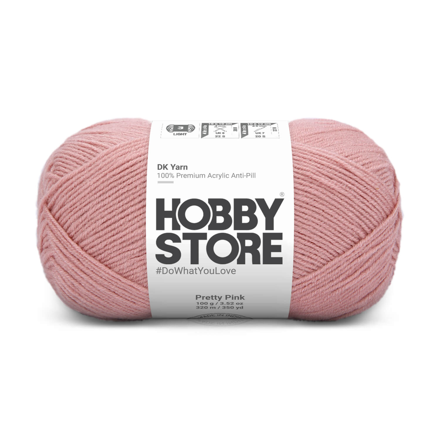 DK Anti-Pill Yarn by Hobby Store - Pretty Pink 5034