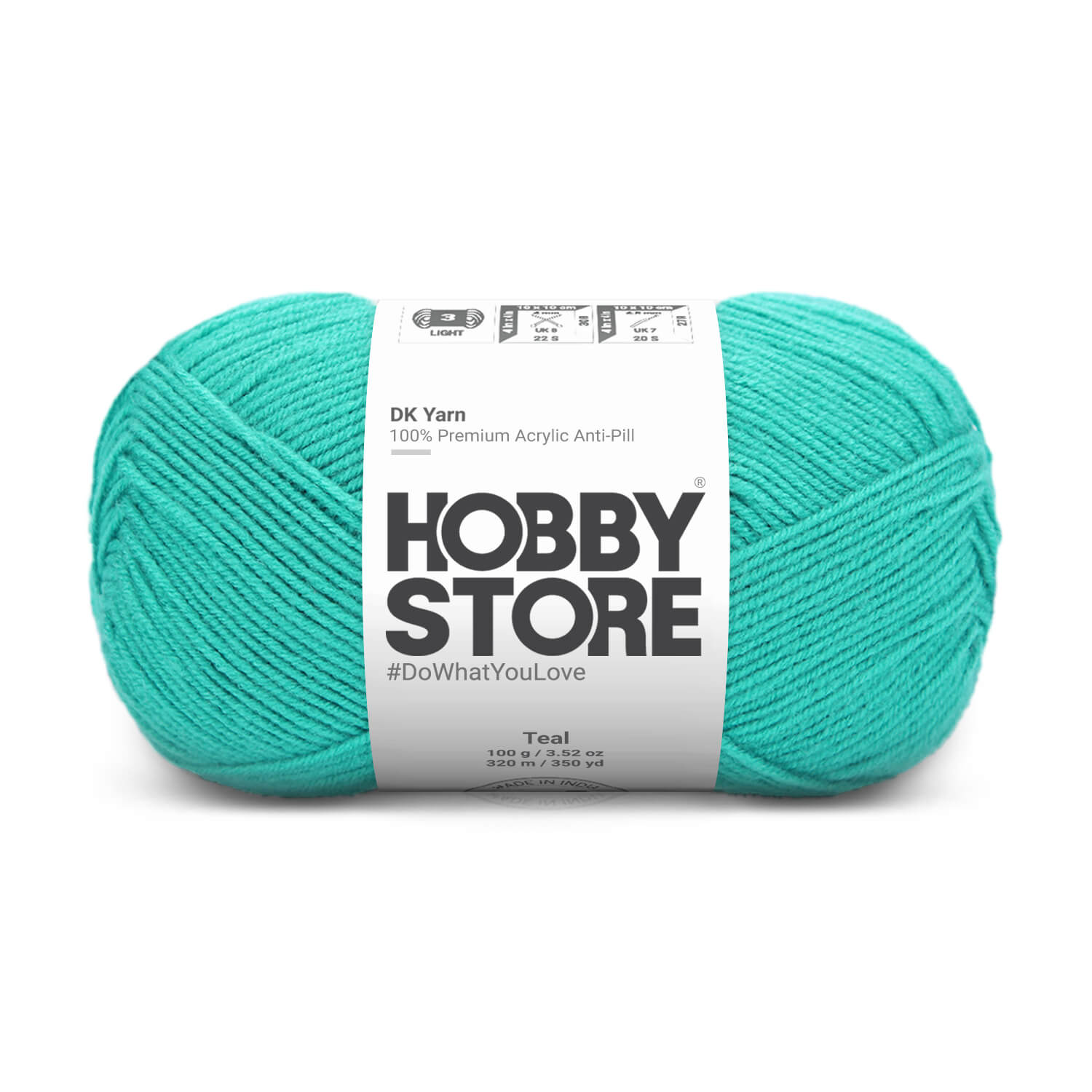 DK Anti-Pill Yarn by Hobby Store - Teal 1062