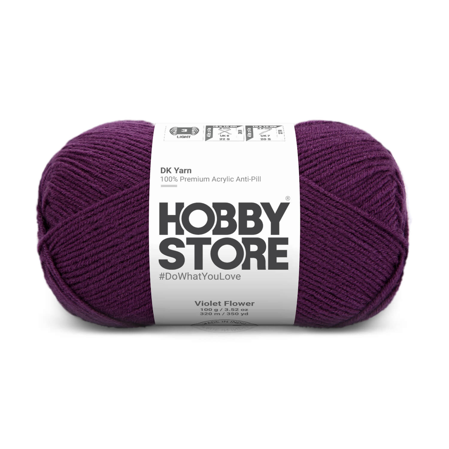 DK Anti-Pill Yarn by Hobby Store - Violet Flower 5035