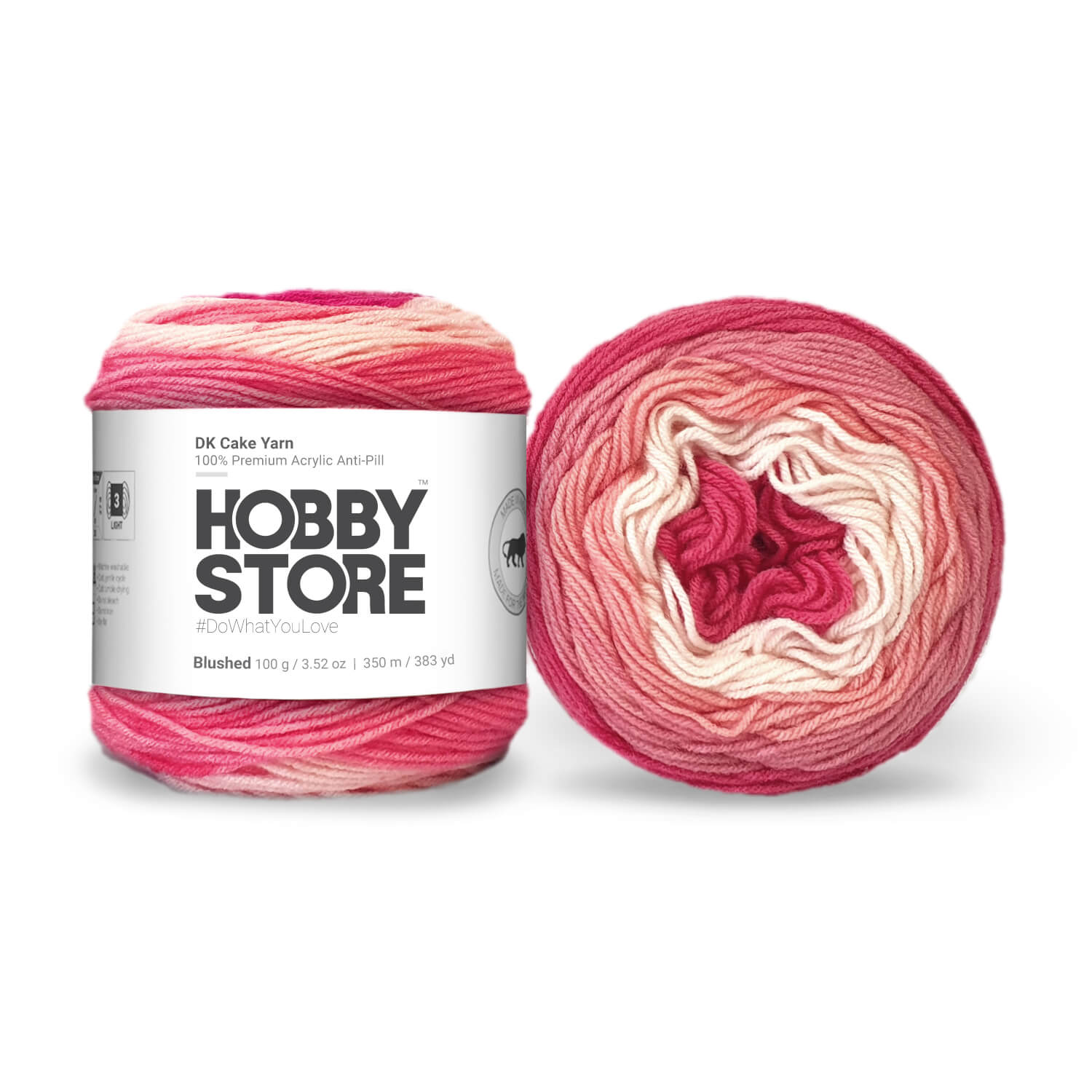 DK Anti-Pill Cake Yarn by Hobby Store - Blushed 4003