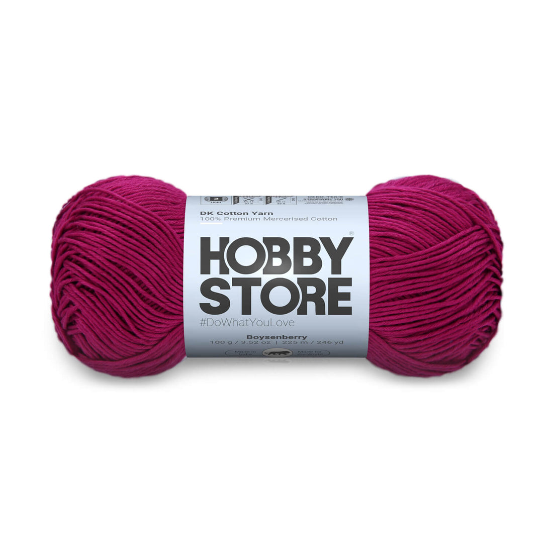 DK Mercerised Cotton Yarn by Hobby Store - Boysenberry - 306