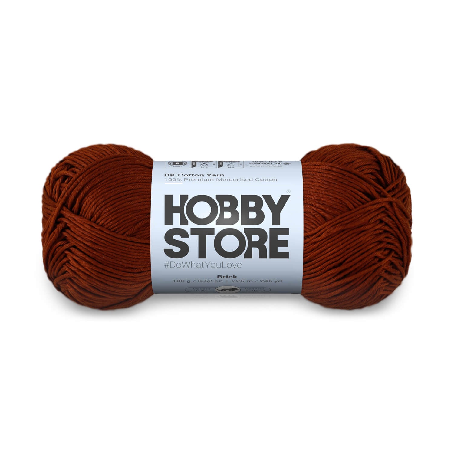 DK Mercerised Cotton Yarn by Hobby Store - Brick 364