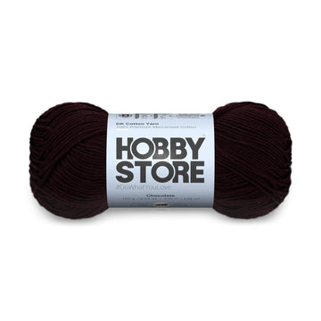 DK Mercerised Cotton Yarn by Hobby Store - Chocolate - 309