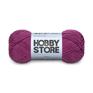 DK Mercerised Cotton Yarn by Hobby Store - Grape - 317