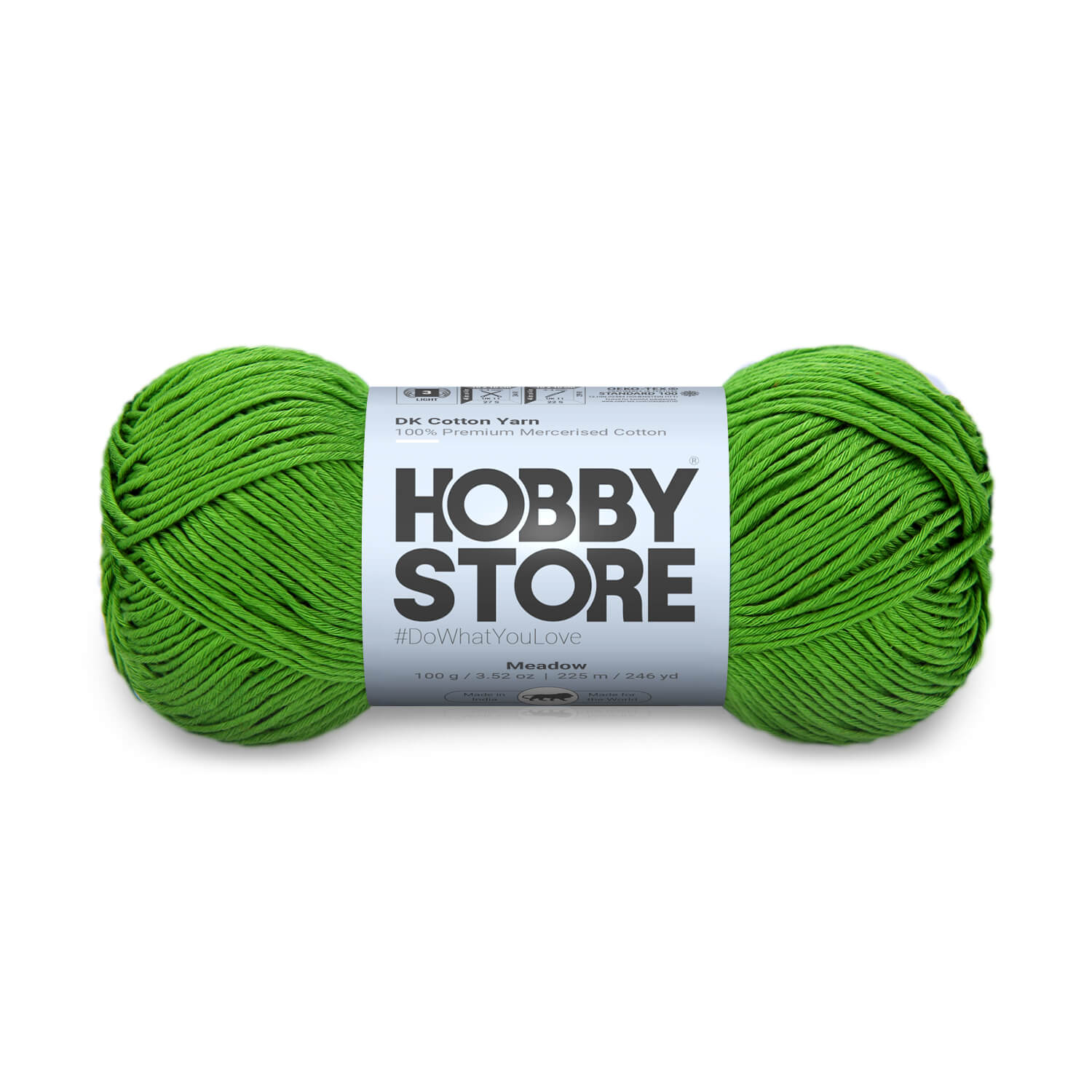 DK Mercerised Cotton Yarn by Hobby Store - Meadow - 330