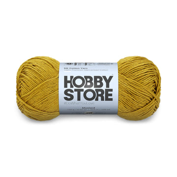 DK Mercerised Cotton Yarn by Hobby Store - Mustard - 332