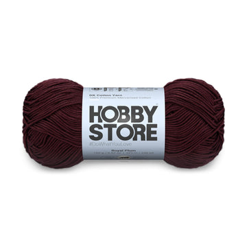 DK Mercerised Cotton Yarn by Hobby Store - Royal Plum - 340