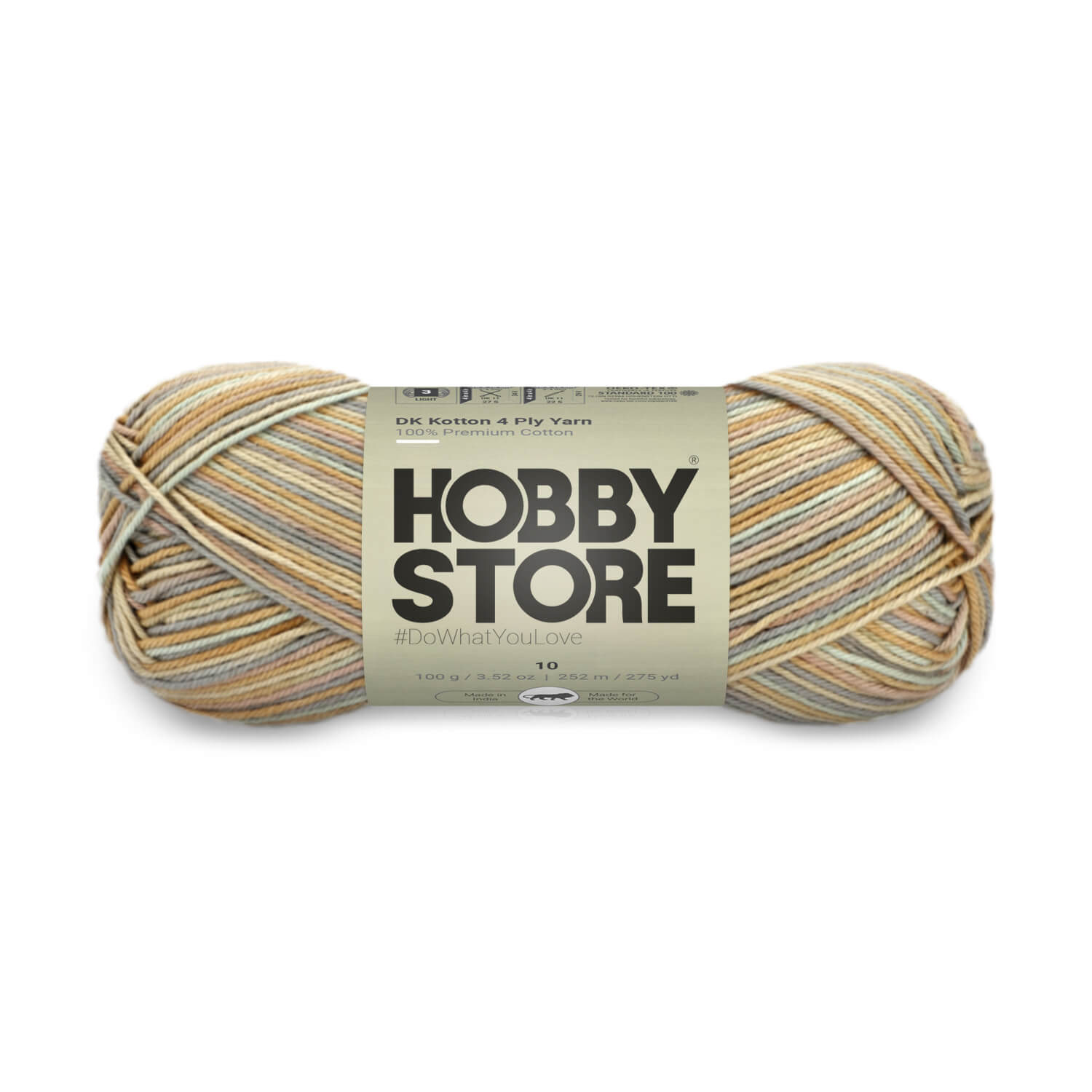 DK Kotton 4 Ply Yarn by Hobby Store - Multi-Color 01